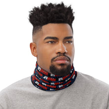 Load image into Gallery viewer, "ArtOfficial Red/Blue" Neck Gaiter